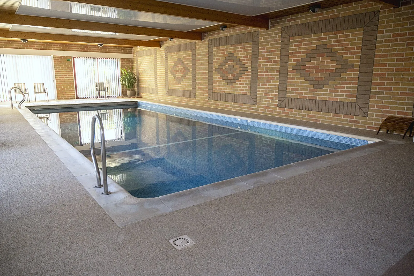 Binnenzwembad bij Sauna De Pallieter